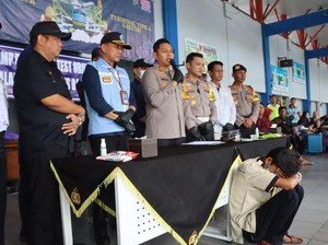 Sopir Bus Blitar-Lampung Positif Sabu Juga Bawa Ganja