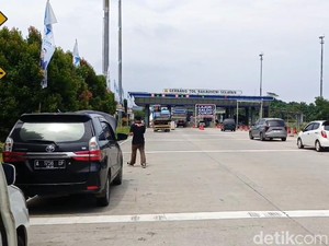 H+1 Arus Balik Lebaran, Jalan Tol Lampung Mulai Padat