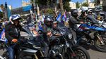 Aksi Motoran Dukung Pembebasan Sandera Israel