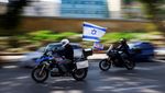Aksi Motoran Dukung Pembebasan Sandera Israel