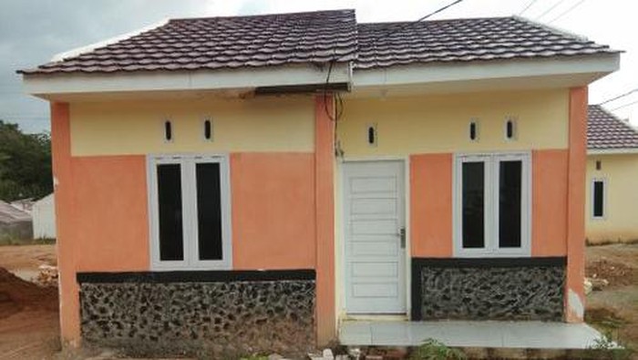 Penampakan depan rumah di Baturaja Residence