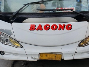 Sopir Bus Bagong yang Adu Mulut dengan Warga di Kediri Ditilang Polisi