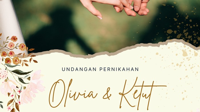 Contoh Undangan Pernikahan Simple dan Elegan