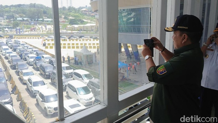 Gubernur Arinal Djunaidi tinjau Pelabuhan Bakauheni.