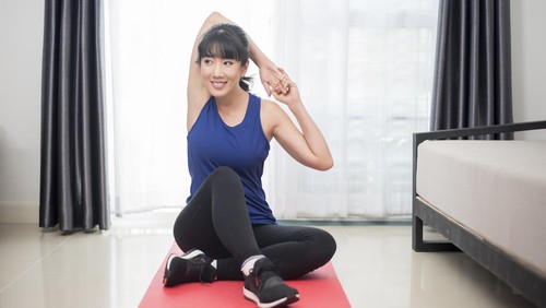 Ilustrasi Olahraga Yoga