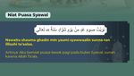 Puasa Syawal: Niat, Doa, Waktu, dan Aturannya
