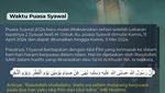 Puasa Syawal: Niat, Doa, Waktu, dan Aturannya