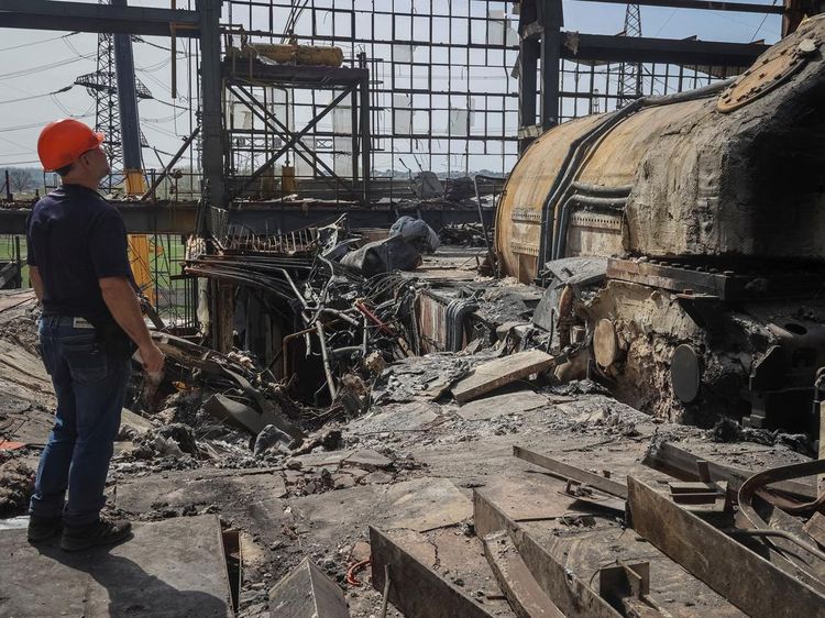 Penampakan Sistem Energi Kharkiv Hancur Dirudal Rusia