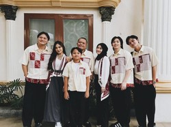 Foto: Penampilan Mahalini Ikut Rayakan Lebaran Bersama Keluarga Rizky Febian