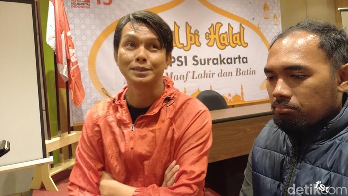 Ketua DPW PSI Jateng Antonius Yogo Prabowo, saat di Hotel Zest Solo, Sabtu (13/4/2024).
