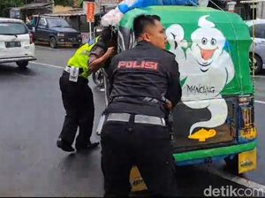 Cerita Sekeluarga Mudik Naik Bajaj Jakarta-Banyuwangi Mogok di Mojokerto