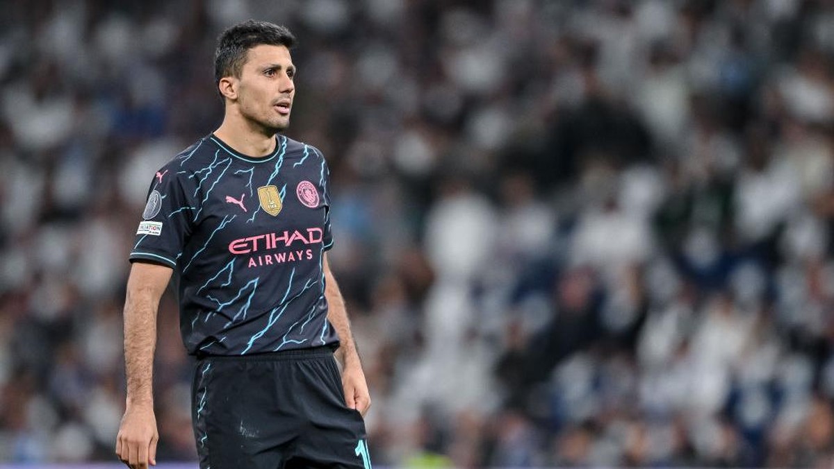 Rodri menjadi salah satu pemain City yang paling sering tampil musim ini. Foto: DeFodi Images via Getty Images/DeFodi Images