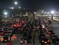 Suasana Arus Balik di Pelabuhan Bakauheni Lampung