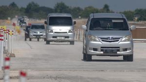 Suasana Arus Balik di Tol Fungsional Solo-Yogyakarta