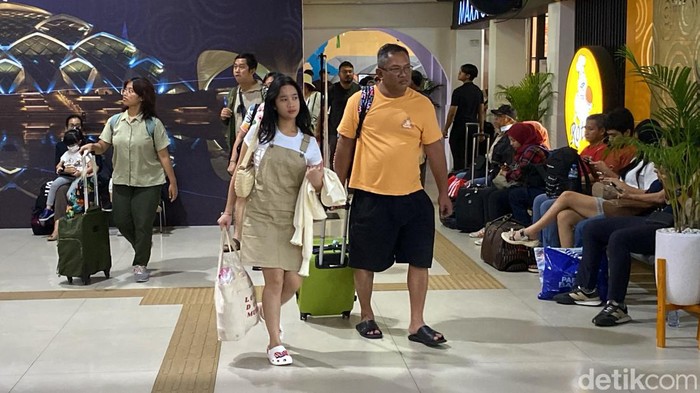 Suasana di Stasiun Bandung, Sabtu (13/4/2024)