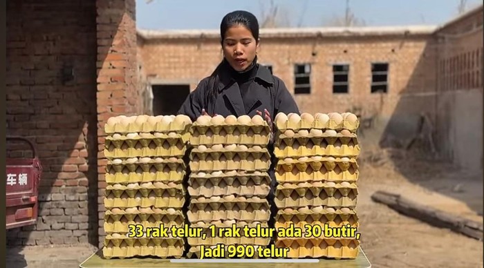 Wow! Yenny di China Masak 1000 Butir Telur Opor Wow! Yenny di China Masak 1000 Butir Telur Opor