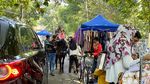 Ramainya Kawasan Gasibu Bandung di Akhir Pekan