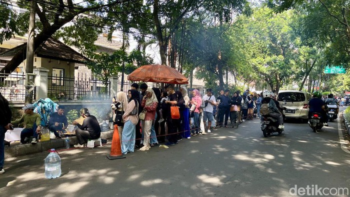 Kawasan Gasibu Bandung, Minggu (14/4/2024).