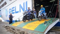 Sebagai informasi, Kementerian Perhubungan menyediakan 4 kali keberangkatan mudik gratis sepeda motor dengan kapal laut. 