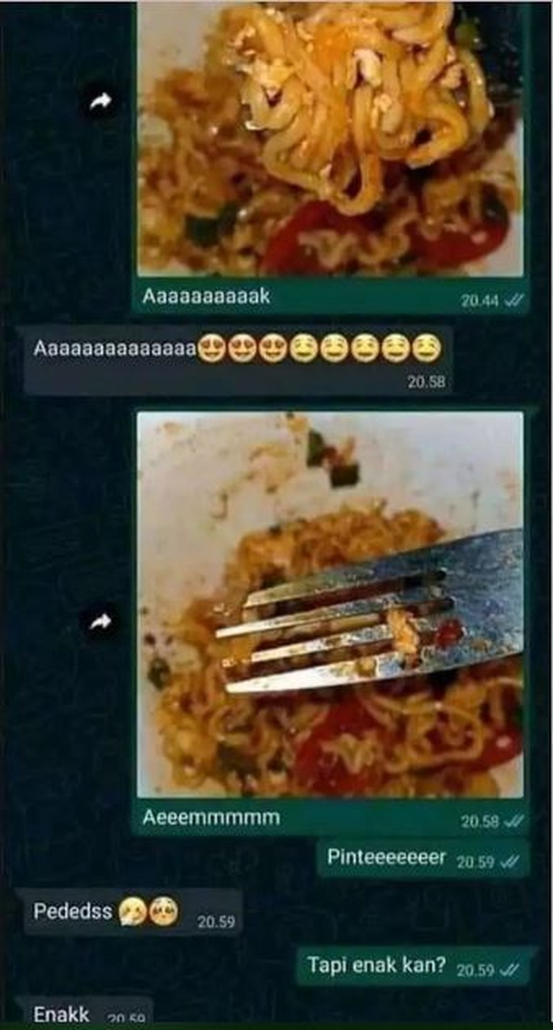 Chat kocak ini lumayan cringe dan bisa bikin yang baca ikut malu bacanya. Ada-ada aja, deh.