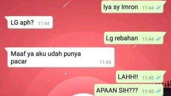 Ini random banget sih. Foto: Instagram/candaan.receh