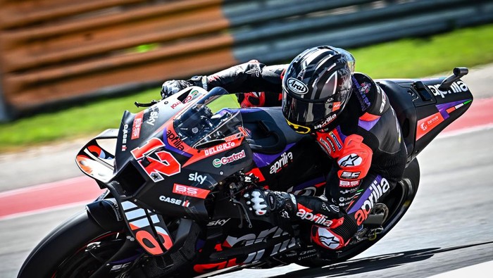 Maverick Vinales di MotoGP Amerika 2024