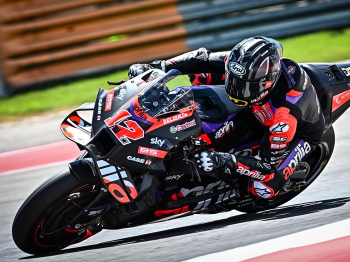 Maverick Vinales di MotoGP Amerika 2024