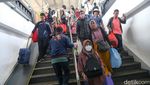 Pemudik Mulai Kembali ke Jakarta via Stasiun Pasar Senen