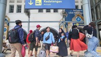 PT KAI Daop 1 Jakarta mengatakan hari ini, Minggu (14/4) bakal ada 47.317 pendatang yang tiba di Jakarta dengan menggunakan kereta api dari berbagai wilayah.