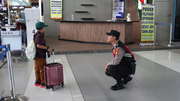 Polresta Bandara Soekarno-Hatta bersiap menghadari arus balik lebaran pada Senin (15/4/2024) besok.