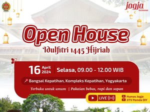 Pemda DIY Gelar Open House di Kepatihan, Ini Jadwal dan Aturannya