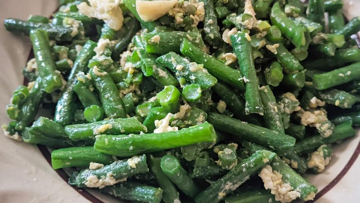Resep Kacang Panjang Tumis Telur