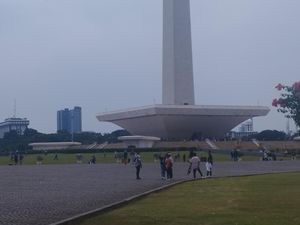 Begini Suasana Monas di Hari Terakhir Libur Lebaran