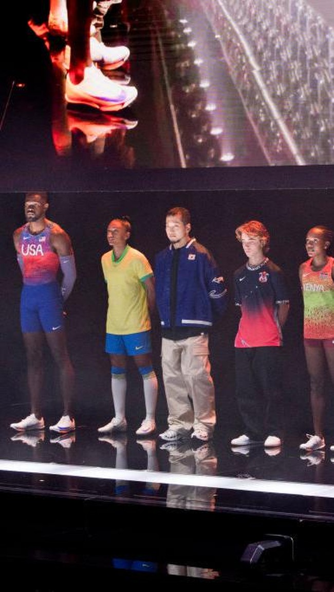 Foto: Peluncuran Kostum Olimpiade 2024 Buatan Nike, Ada yang Jadi ...