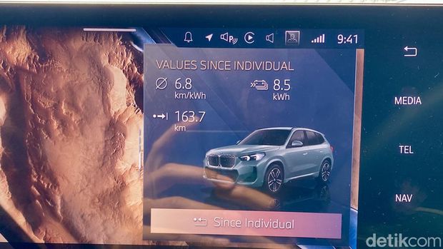 BMW iX1 dites untuk perjalanan mudik Jakarta-Bandung