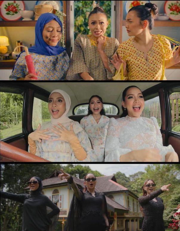 Cuplikan video klip lagu Alamak Raya Lagi! yang menjadi tren di TikTok.