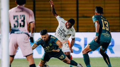 Laga Persikabo versus Bali United pada pekan ke-31 Liga 1 di Stadion Sultan Agung, Kabupaten Bantul, Daerah Istimewa Yogyakarta (DIY), Senin (15/4/2024) malam. (Dok. Bali United)