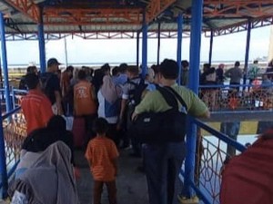 Arus Mudik di Pelabuhan Tanjung Kalian Bangka Ramai dan Lancar