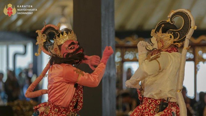 Penampilan Wayang Wong Klasik Karaton Ngayogyakarta Hadiningrat di Bangsal Sri Manganti.