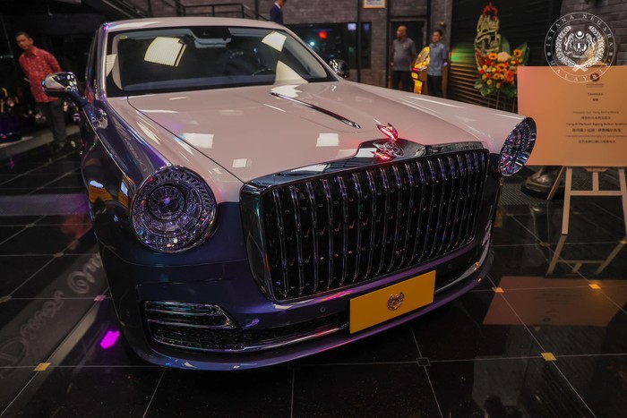 Raja Malaysia Sultan Ibrahim Iskandar pemilik pertama Hongqi L5 Raja Malaysia Sultan Ibrahim Iskandar pemilik pertama Hongqi L5