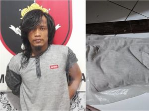 Tangan Warga di OKU Nyaris Putus Dibacok Tetangga yang Diduga ODGJ
