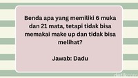 Wah ternyata jawabannya dadu. Pemain ular tangga pasti udah khatam nih soal ginian. Foto: Salsa Dila Fitria Oktavianti/detikHealth