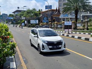 Situasi Lalin di Simpang Gadog Arah Puncak Ramai Lancar