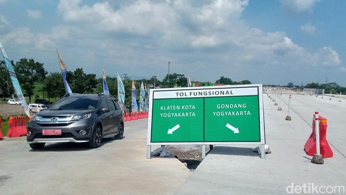 Tol fungsional Solo-Jogja di Klaten. Foto diambil Senin (15/4/2024).