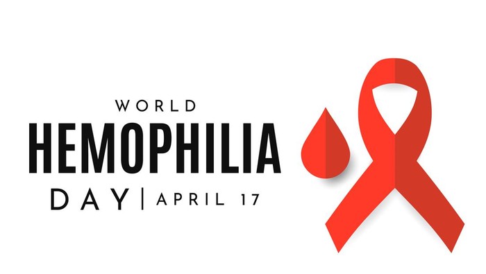 World Hemophilia Day card, April 17. Vector illustration. EPS10