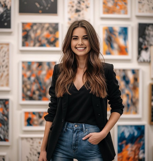 Berwujud virtual, Alba diciptakan oleh Be a Lion, anak perusahaan raksasa televisi Mediaset Spain.  Foto: Instagram