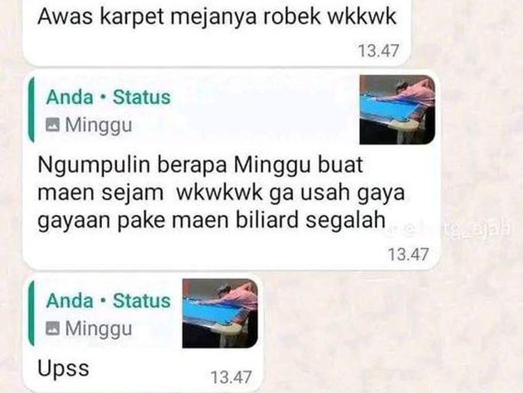 Chat Cringe yang Lumayan Menghibur, Ketawain Aja