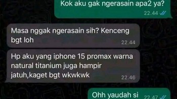 Si paling iPhone 15 Pro Max. Foto: X/txtdariwhatsap