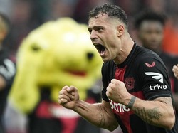 Akankah Xhaka jadi pembeda bersama tim promosi Sunderland di musim 2025/2026 nanti? (AP/Martin Meissner)