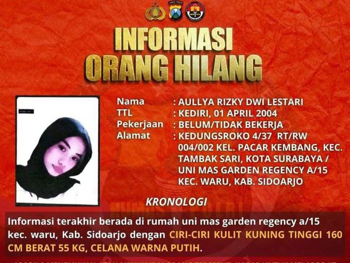 Informasi orang hilang Polda Jatim